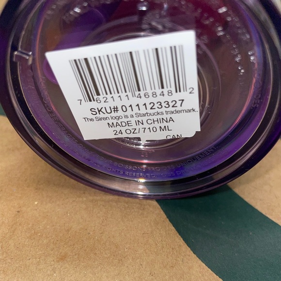 ‼️RARE‼️ Starbucks ASL American Sign Language 24oz cold Cup 🤟 - Picture 4 of 5